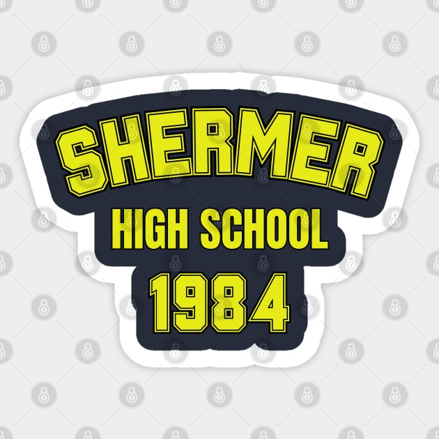 Shermer High Class of 84 Sticker by Spatski